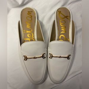 Sam Edelman Linnie Bit Mule in Bright White Leather Size 8